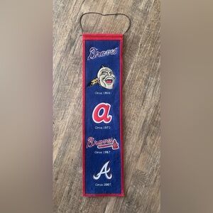 Atlanta Braves Retro Banner